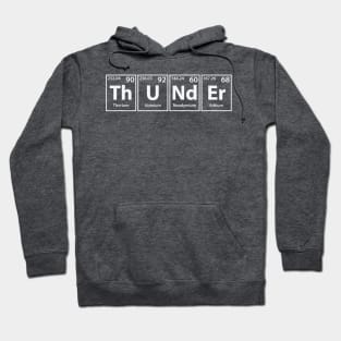 Thunder (Th-U-Nd-Er) Periodic Elements Spelling Hoodie